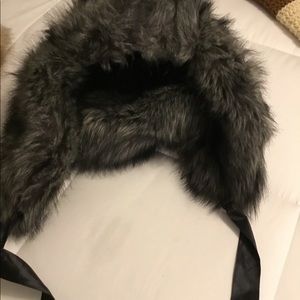 Dikoaina Faux Fur Trapper Hat with Ear Flaps